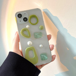 VILZSTUDIOS Stylish iPhone case with gemstone design