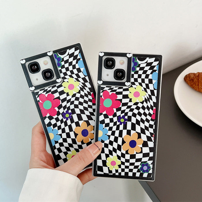 VILZSTUDIOS Geometric patterned Square iPhone Case