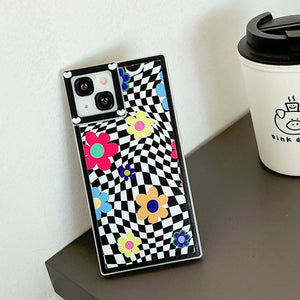 VILZSTUDIOS Geometric patterned Square iPhone Case