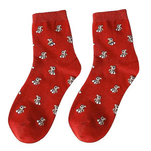 VILZSTUDIOS Bear pattern socks for casual wear