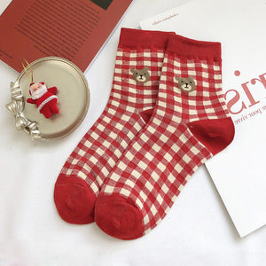 VILZSTUDIOS Bear pattern socks for casual wear