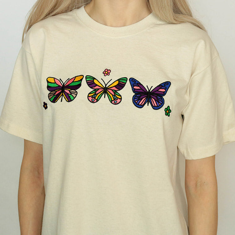 VILZSTUDIOS Graphic butterfly oversized t-shirt by VILZSTUDIOS