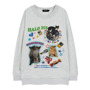 VILZSTUDIOS Casual sweatshirt featuring a graphic design