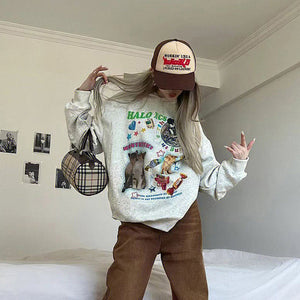 VILZSTUDIOS Casual sweatshirt featuring a graphic design
