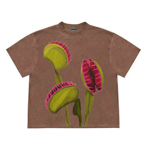 VILZSTUDIOS Graphic t-shirt with Venus Flytrap design