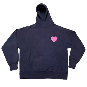 VILZSTUDIOS Graphic heart design pullover hoodie