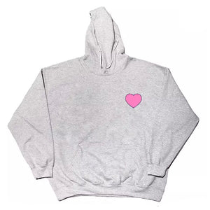 VILZSTUDIOS Graphic heart design pullover hoodie