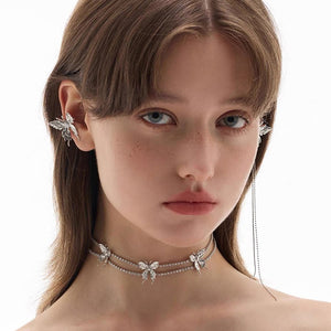 VILZSTUDIOS Butterfly ear cuff made of zinc alloy