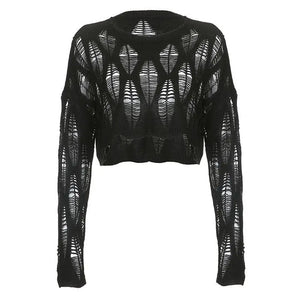 VILZSTUDIOS Stylish crochet crop top for streetwear fashion