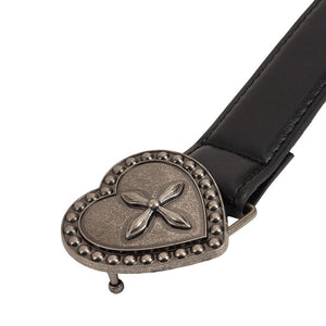 VILZSTUDIOS Stylish heart buckle belt for streetwear fashion