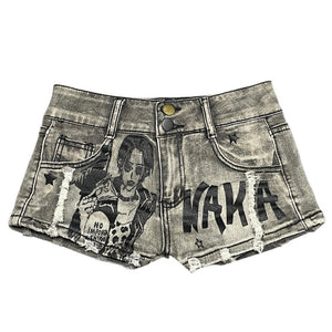 VILZSTUDIOS Grunge inspired micro jorts from VILZSTUDIOS