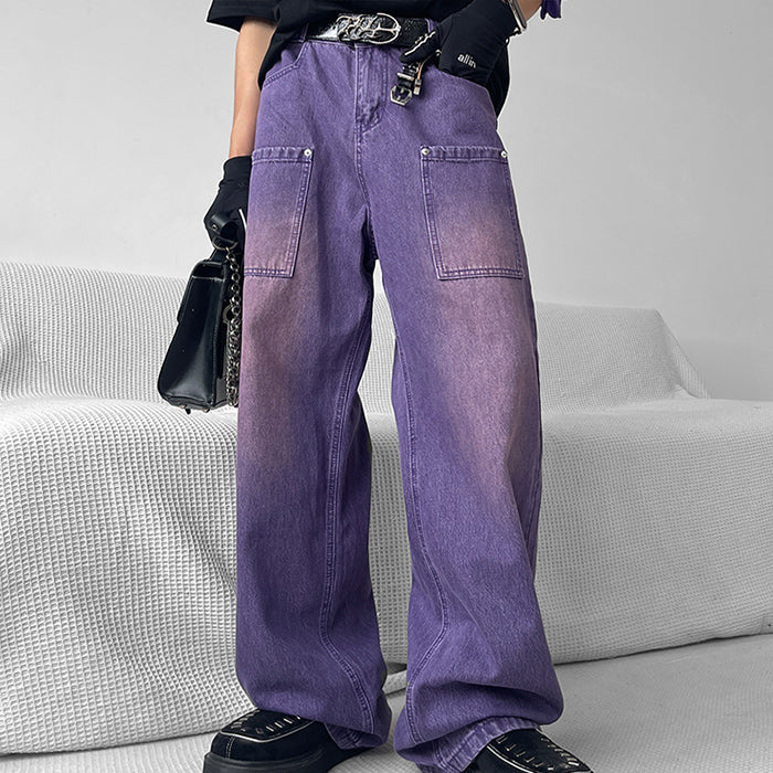 VILZSTUDIOS Oversized denim jeans for streetwear fashion