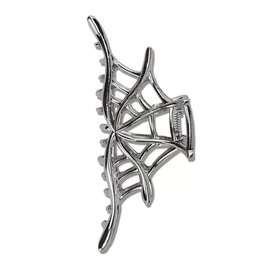 VILZSTUDIOS Grunge spiderweb metal hair claw for stylish accessories