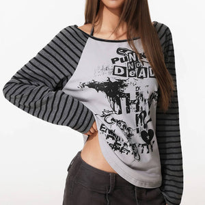 VILZSTUDIOS Stylish longsleeve top with graphic design