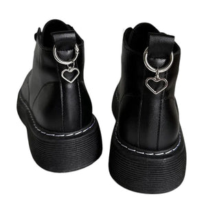 VILZSTUDIOS Heart pendant boot charms for stylish footwear decoration