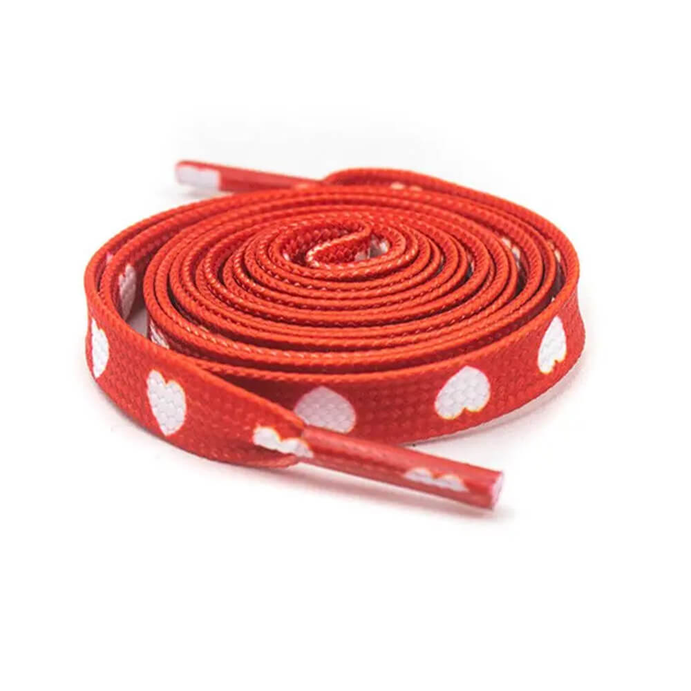 VILZSTUDIOS Hearts print shoe laces for stylish footwear