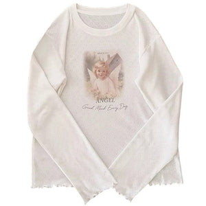 VILZSTUDIOS Heavenly graphic long sleeve top from VILZSTUDIOS