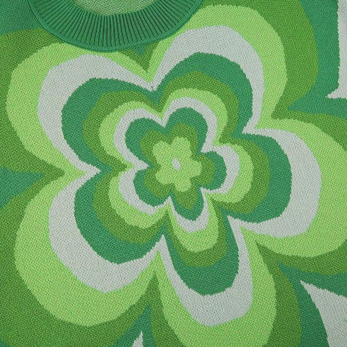 VILZSTUDIOS Floral knit sweater from VILZSTUDIOS