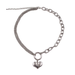 VILZSTUDIOS Irregular heart pendant necklace for fashion accessories
