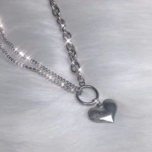 VILZSTUDIOS Irregular heart pendant necklace for fashion accessories