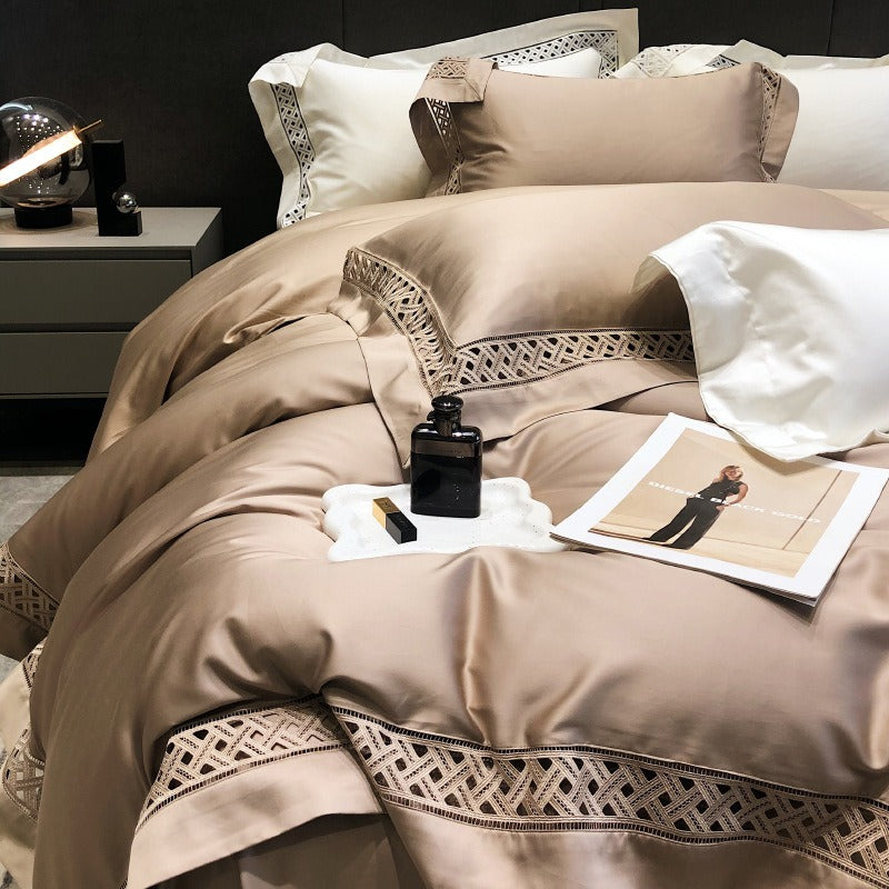 Lattice Lace Bedding Set