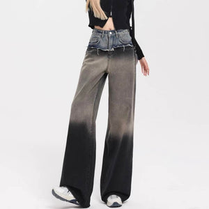 VILZSTUDIOS Layered baggy jeans in denim style