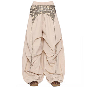 VILZSTUDIOS Layered star-patterned baggy pants from VILZSTUDIOS