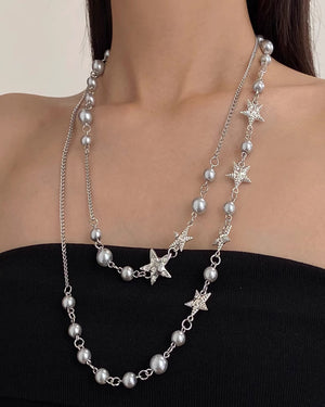 VILZSTUDIOS Layered star necklace for a stylish look