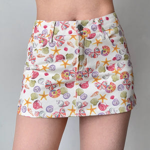 VILZSTUDIOS Denim mini skirt for stylish streetwear