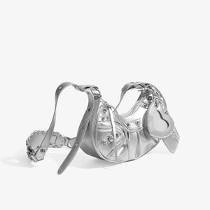 VILZSTUDIOS Stylish mini shoulder bag with heart-shaped design