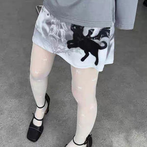 VILZSTUDIOS Mini skirt with graphic design