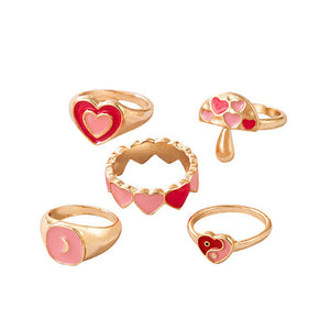VILZSTUDIOS Mushroom Enchantment Ring Collection Set