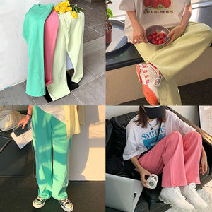 VILZSTUDIOS Stylish neon wide skater jeans for casual attire