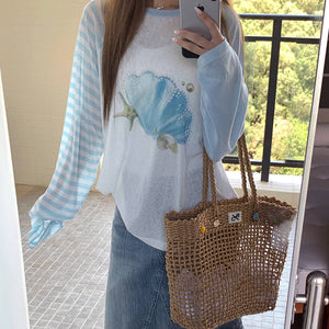VILZSTUDIOS Long sleeve graphic top from VILZSTUDIOS