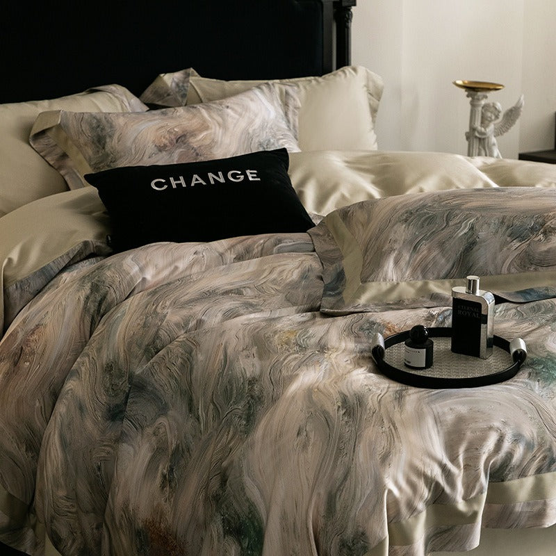 Painterly Floral Duvet Cover Set