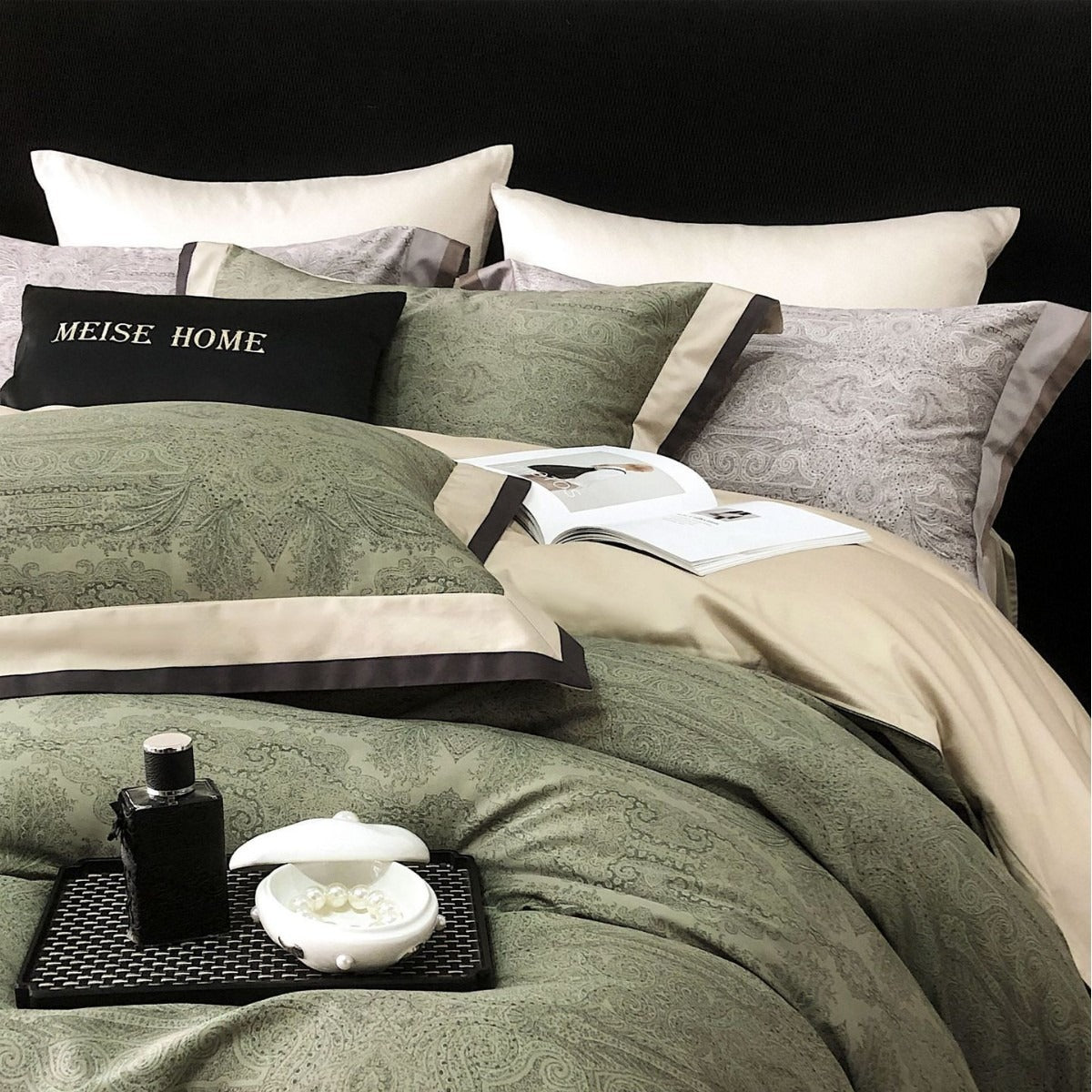 Paisley Border Duvet Cover Set