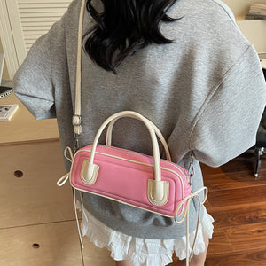 VILZSTUDIOS Trendy dachshund shape handbag in pastel colors