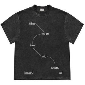 VILZSTUDIOS Graphic T-Shirt with motivational quote