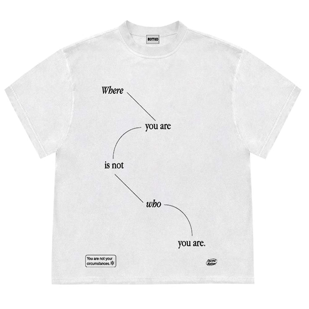 VILZSTUDIOS Graphic T-Shirt with motivational quote