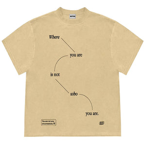 VILZSTUDIOS Graphic T-Shirt with motivational quote