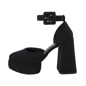 VILZSTUDIOS Trendy platform heels in vegan leather