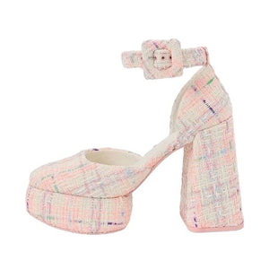 VILZSTUDIOS Trendy platform heels in vegan leather