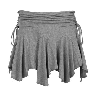 VILZSTUDIOS asymmetrical ruffle mini skirt