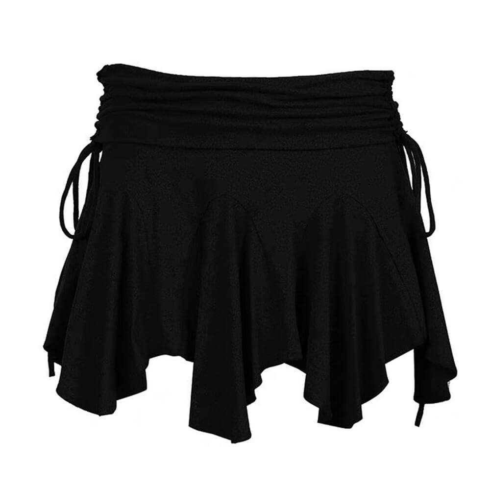 VILZSTUDIOS asymmetrical ruffle mini skirt
