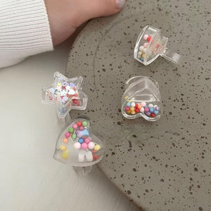 VILZSTUDIOS Colorful transparent rings for stylish accessories