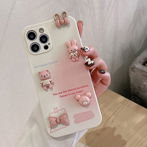 VILZSTUDIOS Cute phone case featuring playful bunny design
