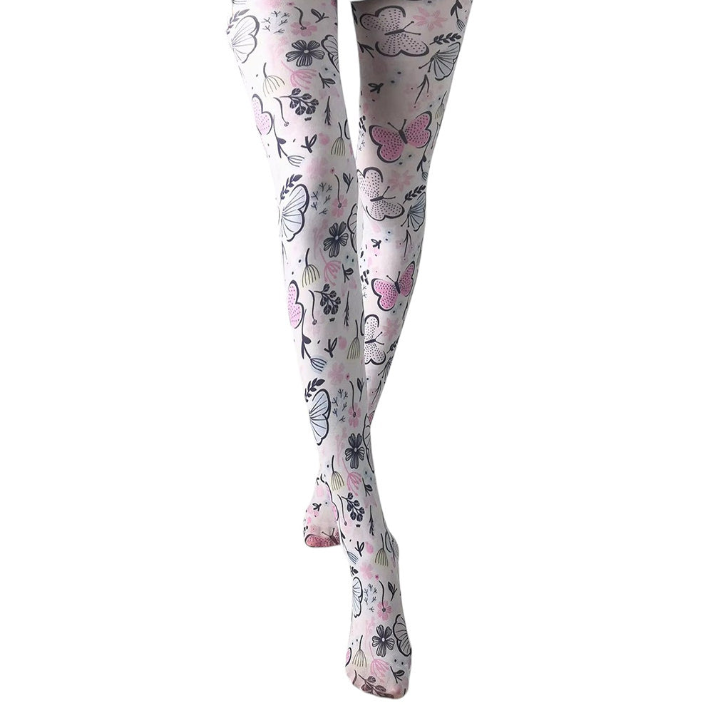 VILZSTUDIOS Butterfly print tights for stylish fashion