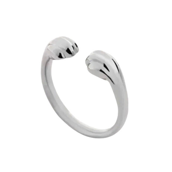 VILZSTUDIOS Adjustable ring with cat paws design