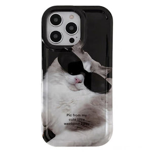 VILZSTUDIOS Stylish phone case featuring cat sunglasses design
