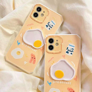 VILZSTUDIOS playful phone case with moving egg design